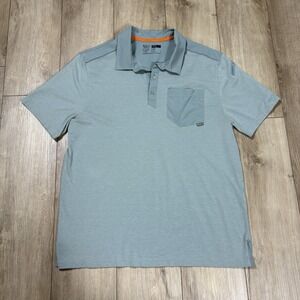 5.11 Tactical Axis Polo Shirt Mens Large Green Short Sleeve